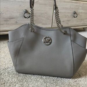 Michael Kors Gray Shoulder Bag